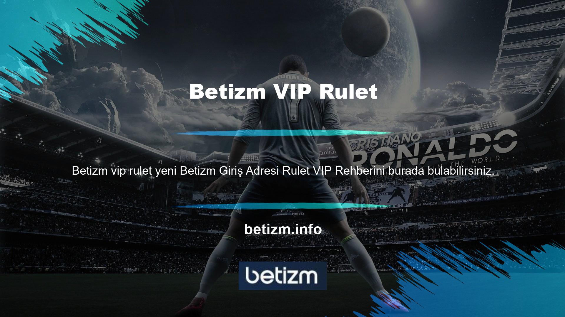 Bahis sitelerinde popüler bir casino oyunu kategorisi olan Betizm VIP Ruleti