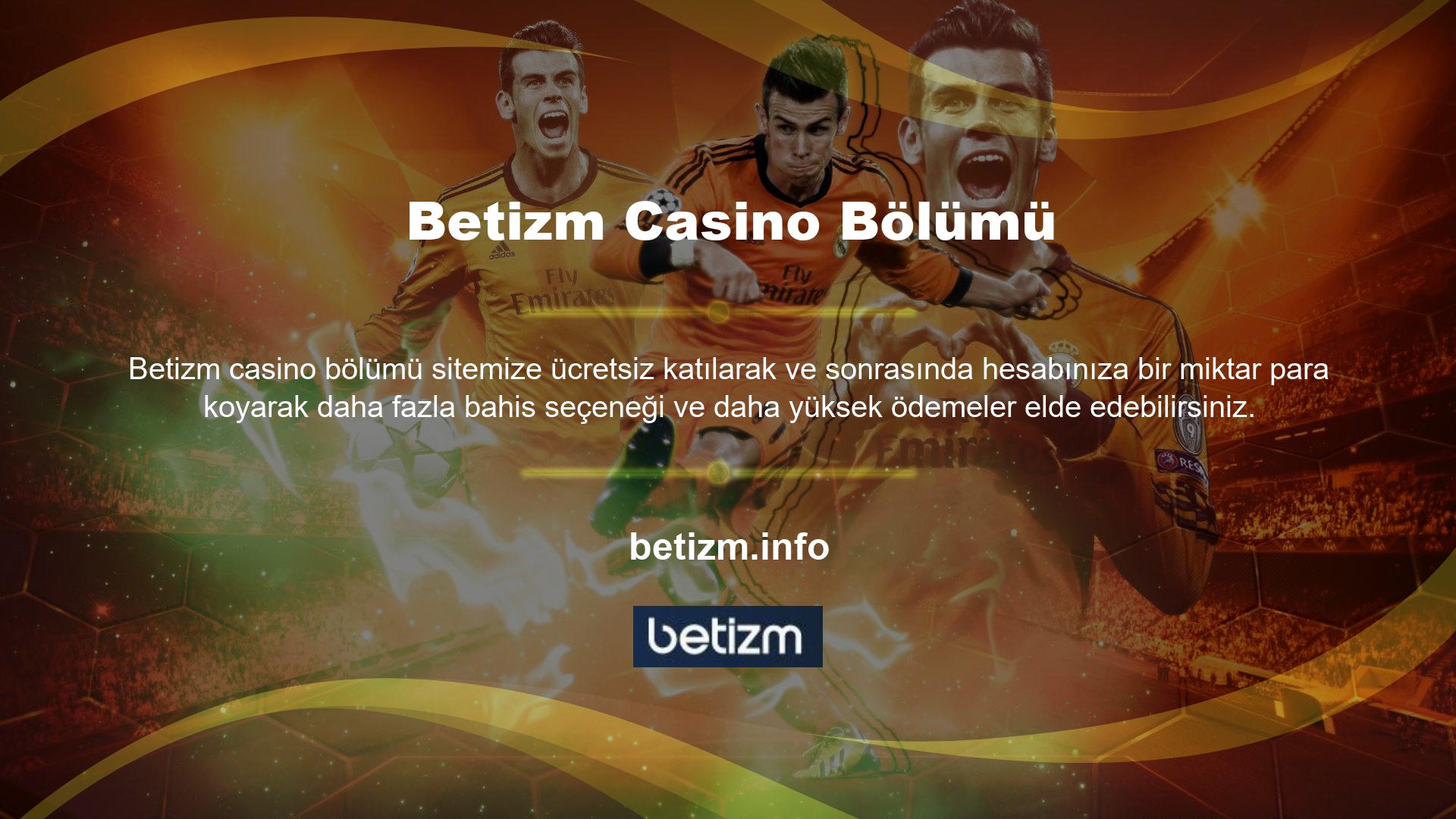 Betizm oyun sitesi son derece güvenilir ve üyelerine önemli kazançlar elde etme fırsatları sunan canlı ve sanal casino oyunları sunmaktadır