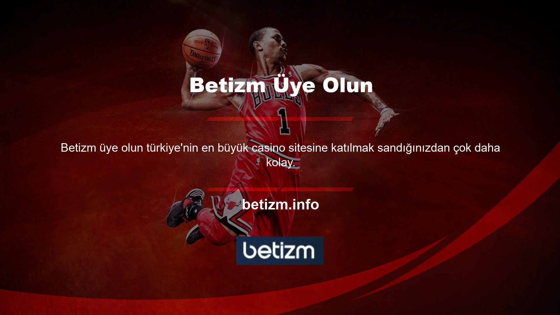 Betizm oyuna giriş yap veya kayıt ol butonu, kullanıcıların kayıt işlemini yalnızca birkaç dakika sürerek hızlı bir şekilde tamamlamasına olanak tanır